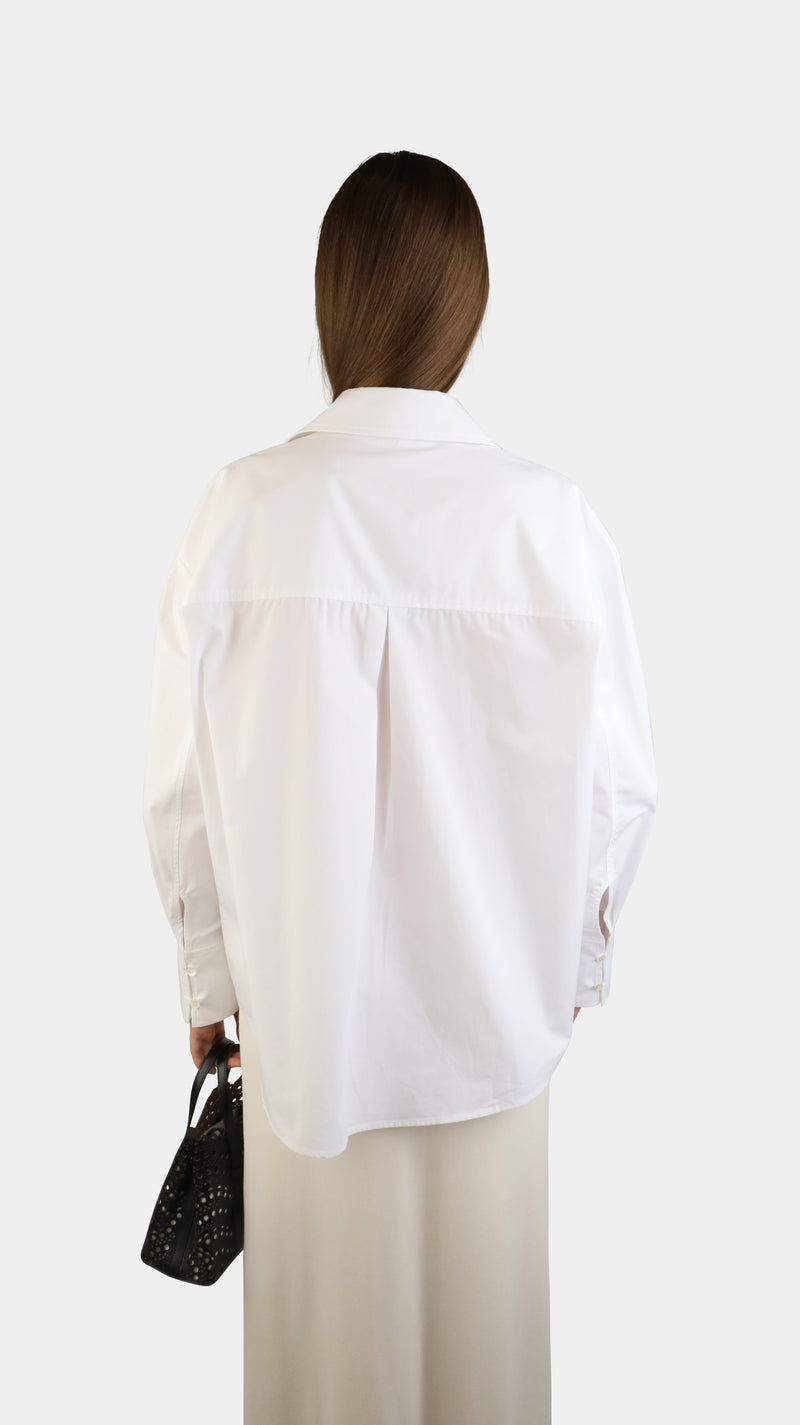 Didion Cotton Shirt White