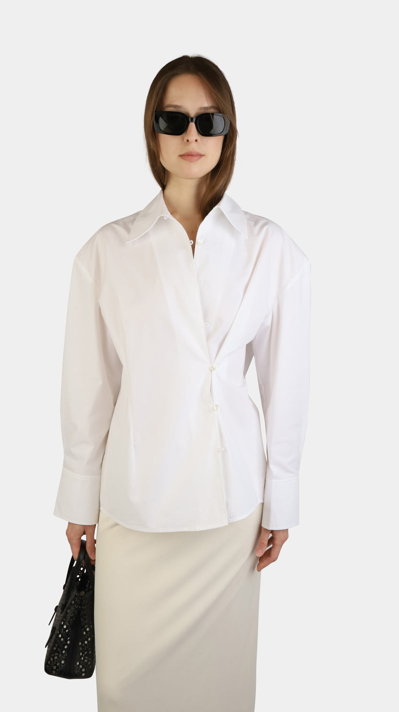 Didion Cotton Shirt White