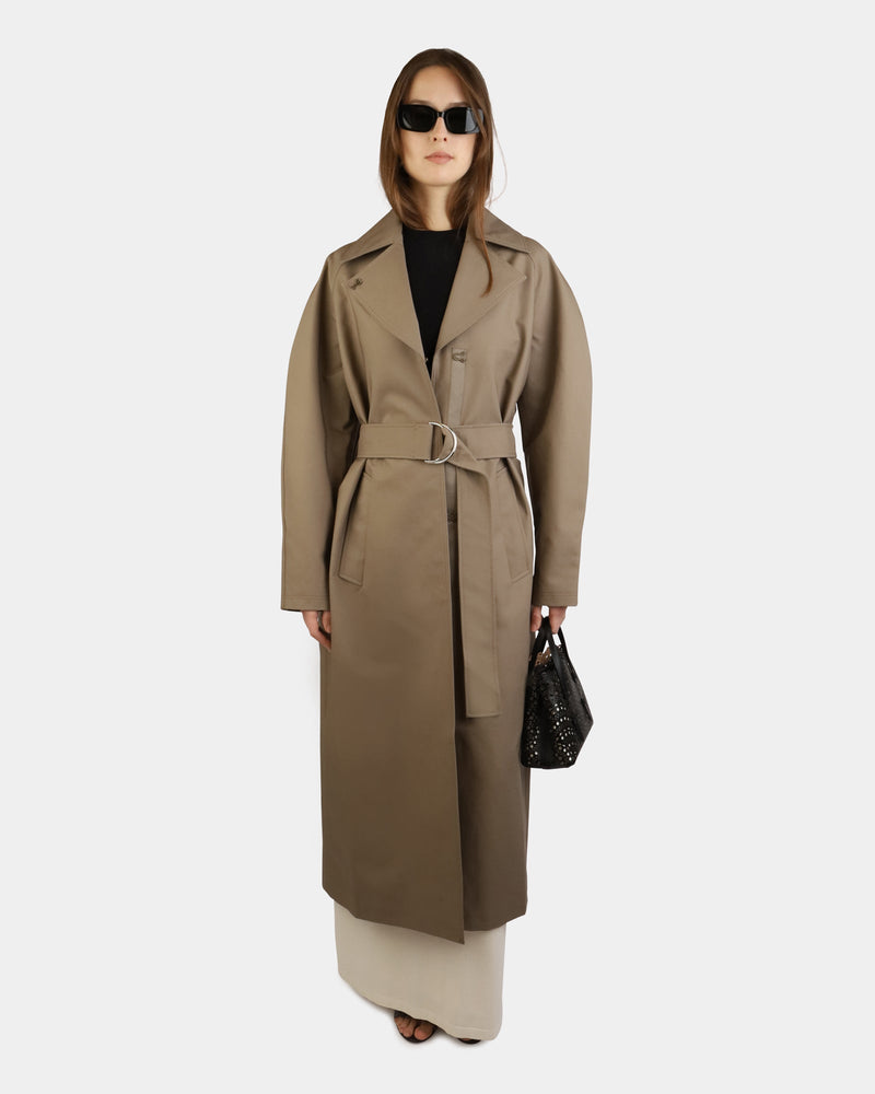 Mirage Trench Coat Taupe