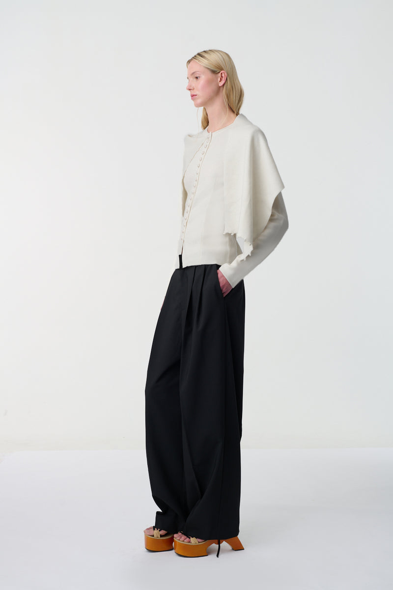 Rooni Shawl Cardigan Ivory
