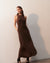 Oeuvre Draped Dress Wood