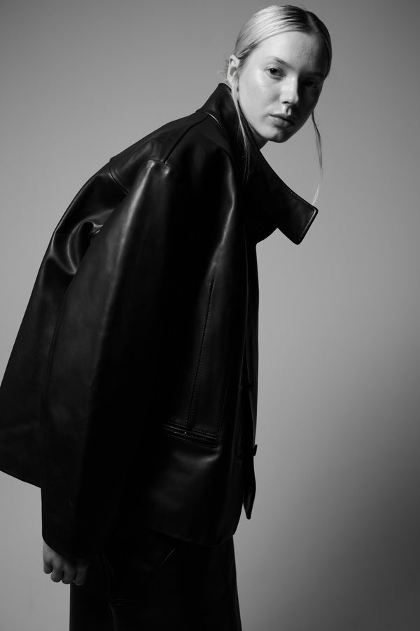 Sorrex Leather Jacket Black