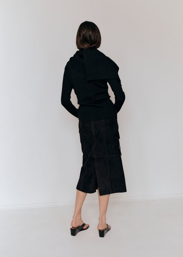 Rooni Shawl Cardigan Black
