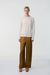 Eugene Cotton Silk Long Sleeve Top Off White