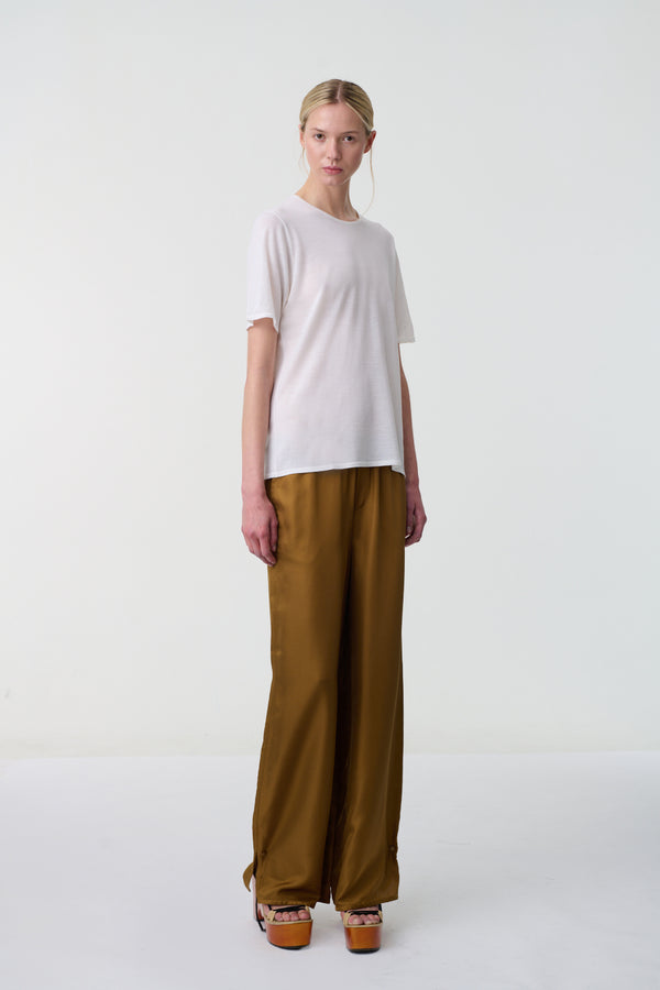 Junia Virgin Wool T-shirt Off White