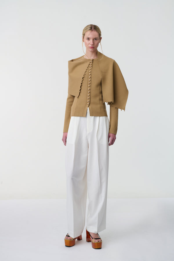 Rooni Shawl Cardigan Brown