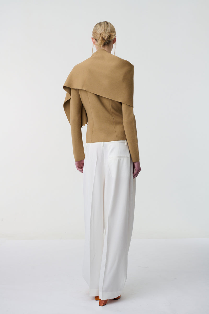 Rooni Shawl Cardigan Brown