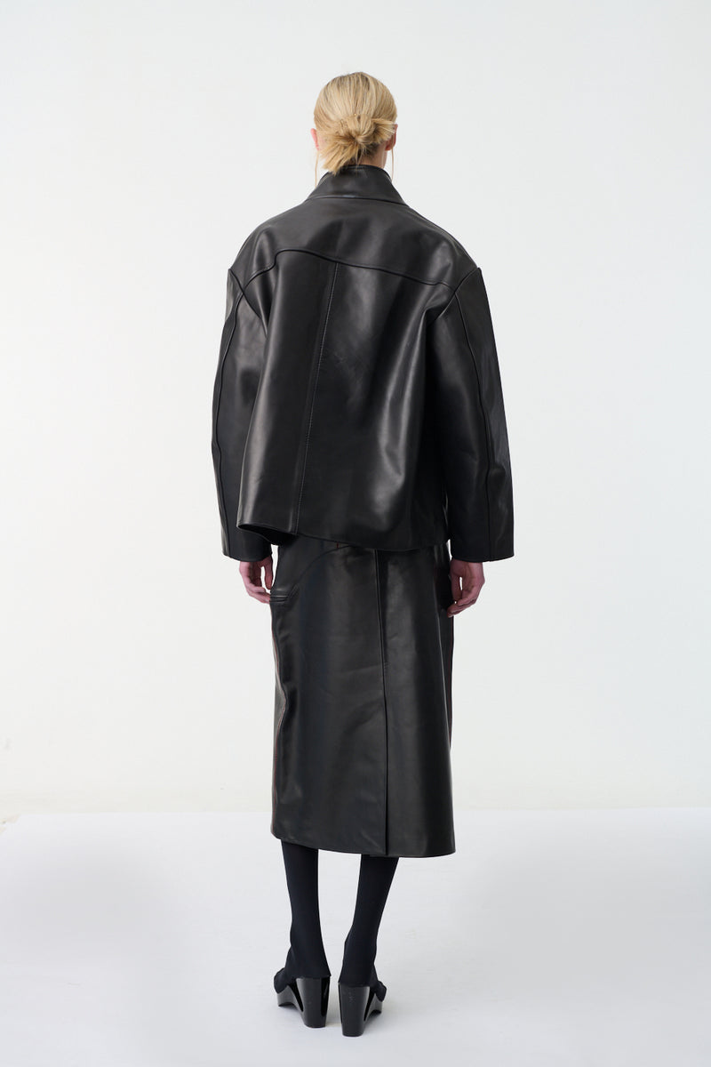 Sorrex Leather Jacket Black