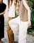 Keeffe Knitted Top Beige