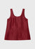 Lomen Linen Silk Tank Top Burgundy