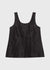 Lomen Linen Silk Tank Top Black