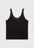 Elune Cotton Silk Tank Top Black