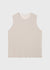 Meryl Virgin Wool Sleeveless Top Oyster