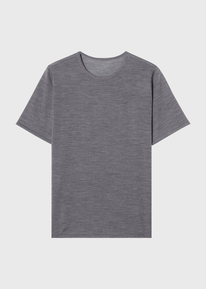 Junia Virgin Wool T-shirt Stone