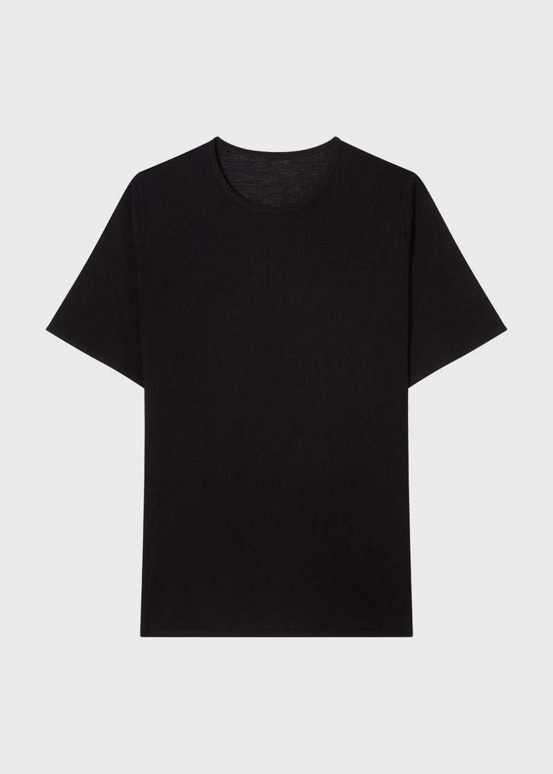 Junia Virgin Wool T-shirt Black