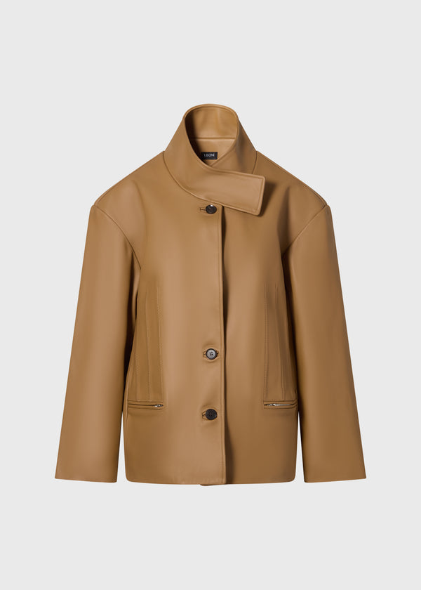 Sorrex Leather Jacket Cedar