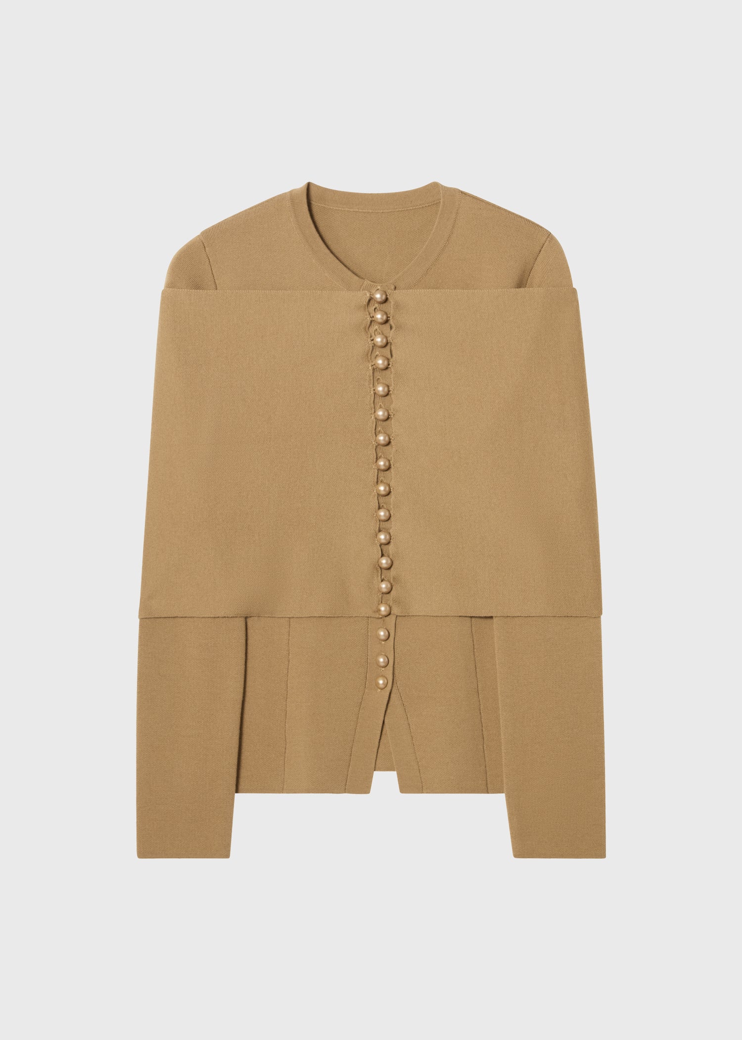 Rooni Shawl Cardigan Brown