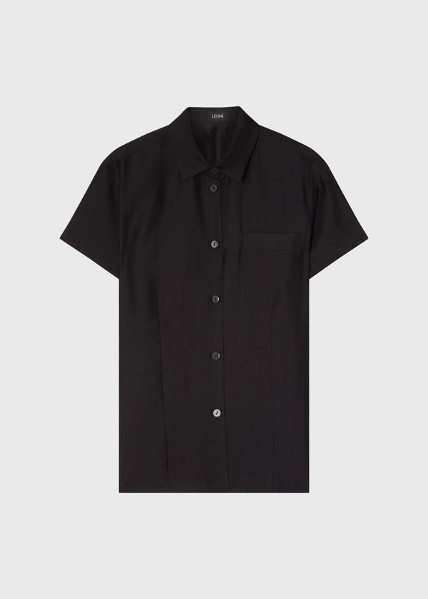 Flore Sheer Shirt Black