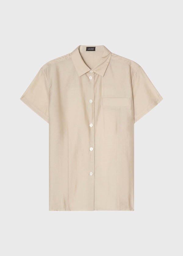 Flore Sheer Shirt Beige