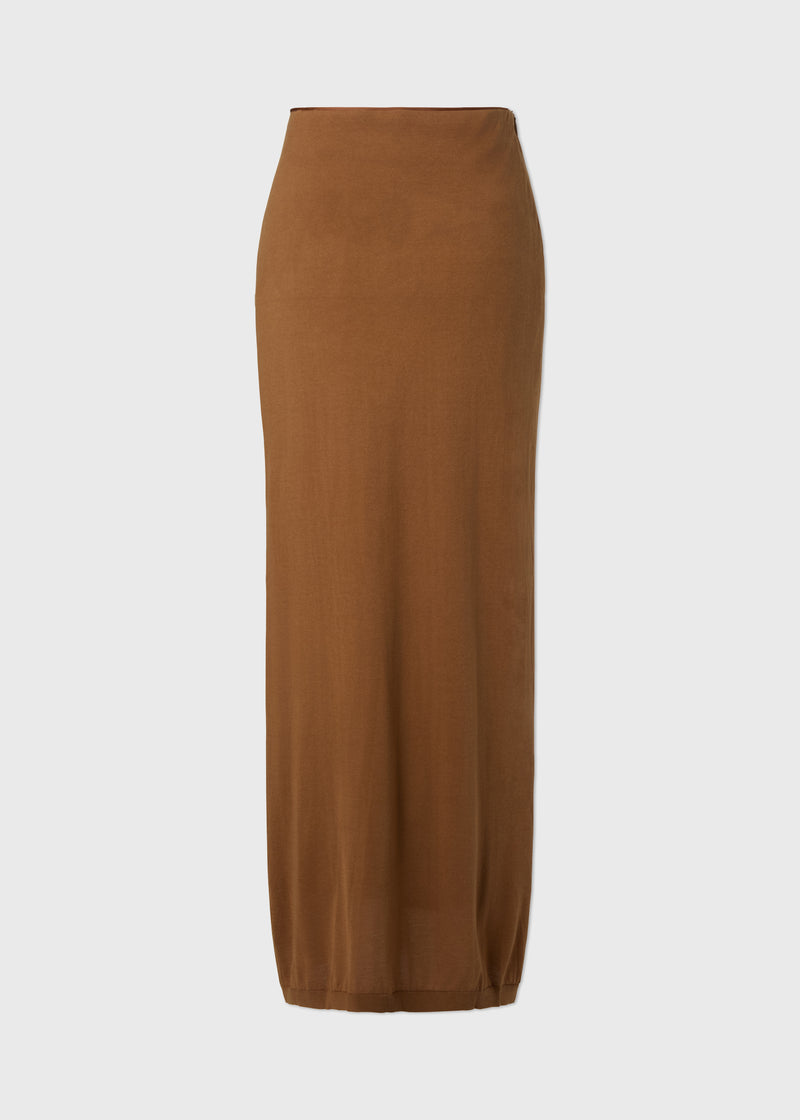 Ambre Knitted Skirt Wood