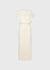 Void Gathered Silk Dress Ivory