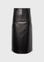 Sorrex Leather Skirt Black