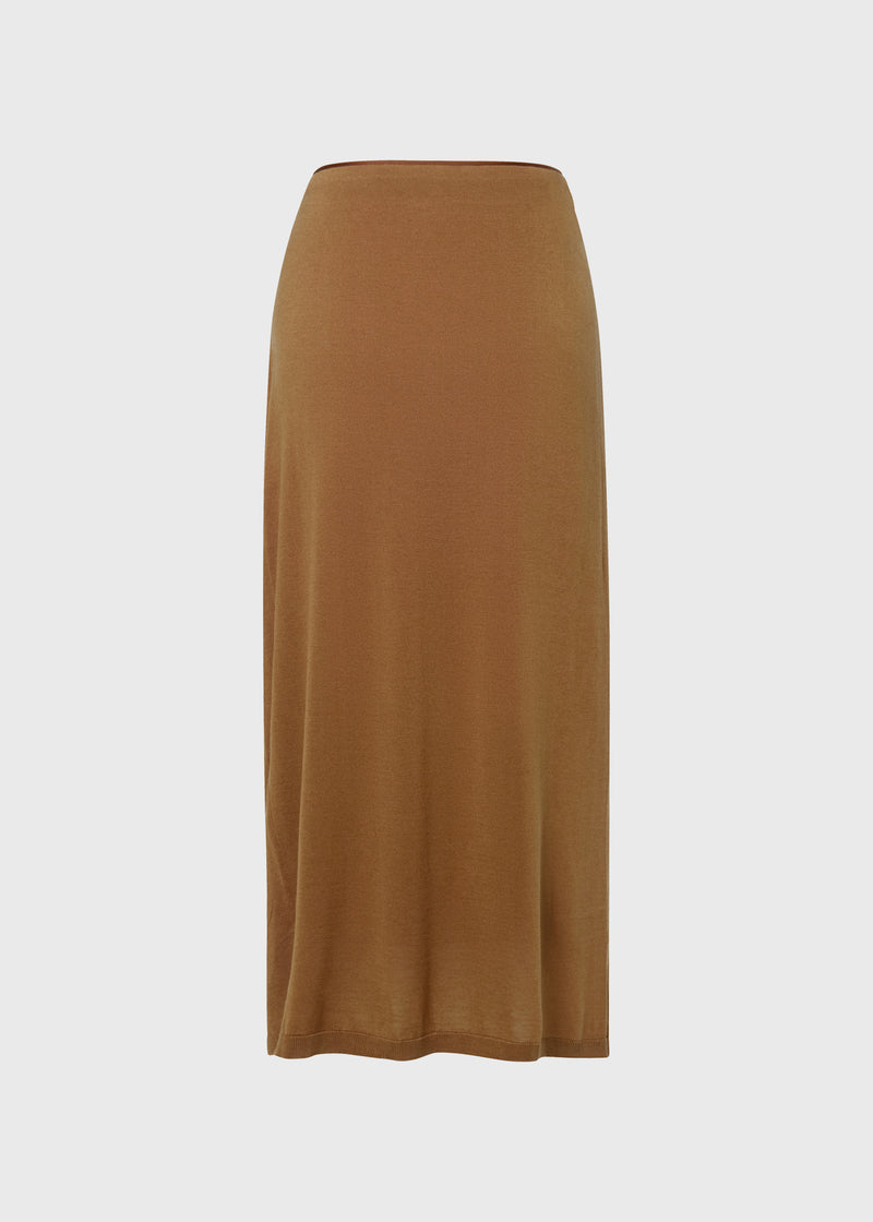 Ambre Knitted Skirt Wood