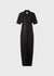 Dée Knitted Polo Dress Black