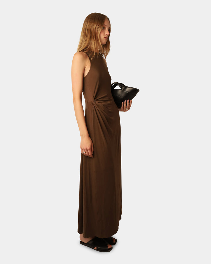 Oeuvre Draped Dress Wood