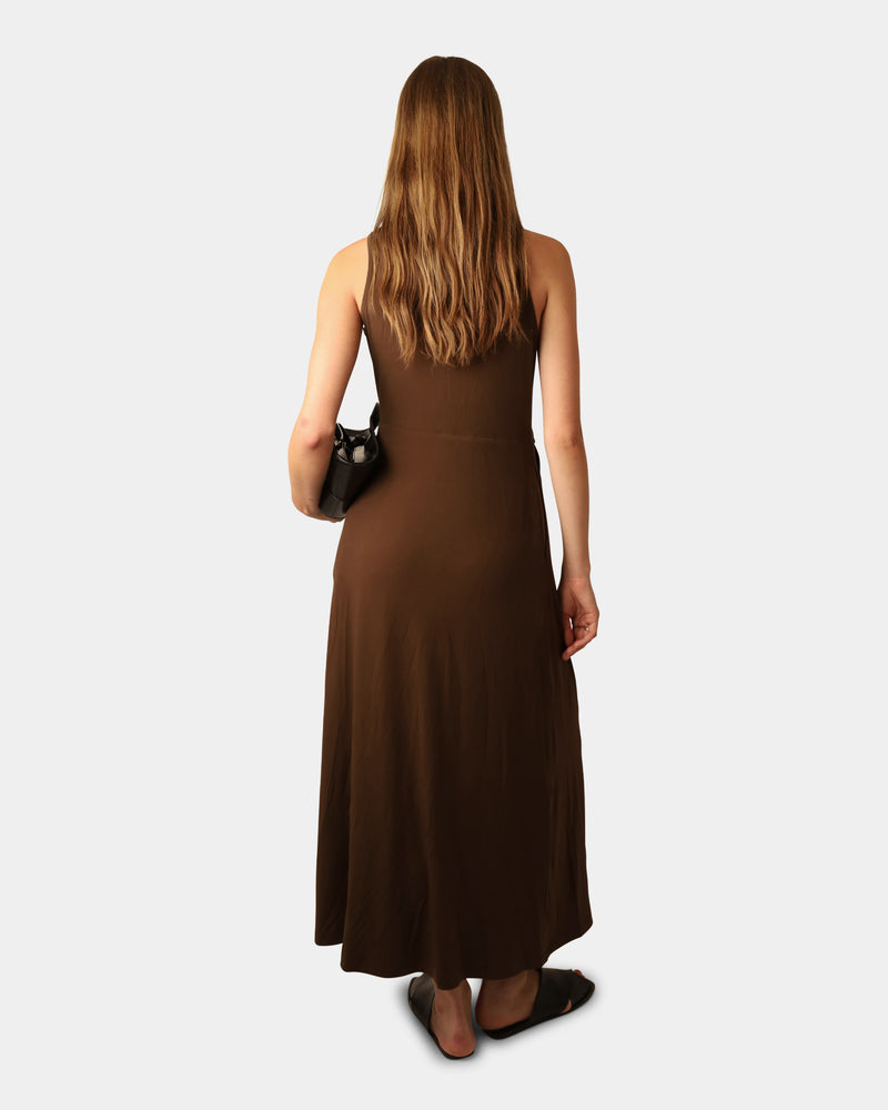 Oeuvre Draped Dress Wood