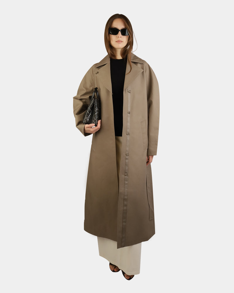 Mirage Trench Coat Taupe