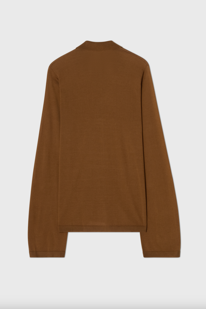 Miro Knitted Shirt Wood